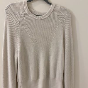 Banana republic Cream merino wool sweater